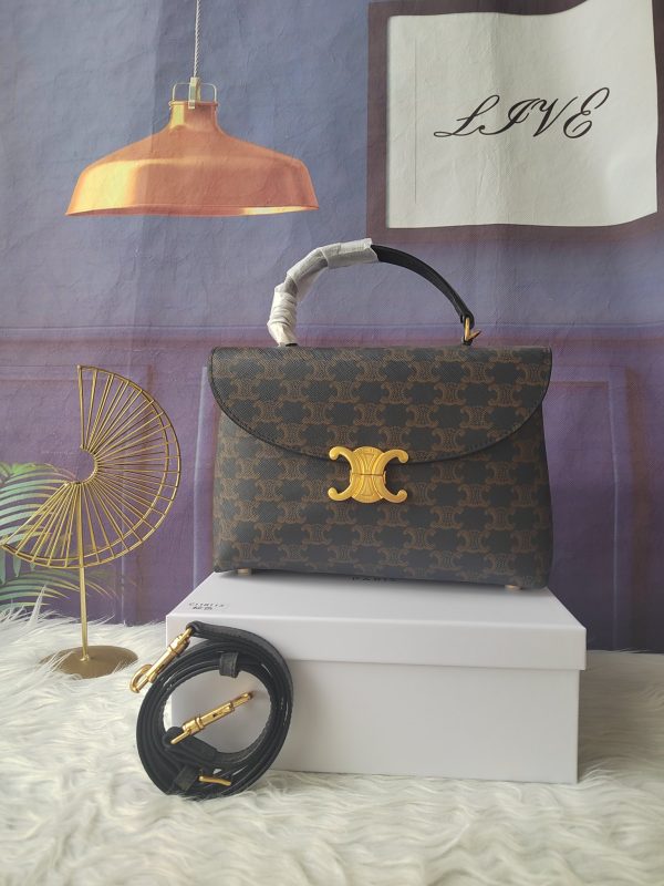 CELINE M. NINO túi da bò mềm