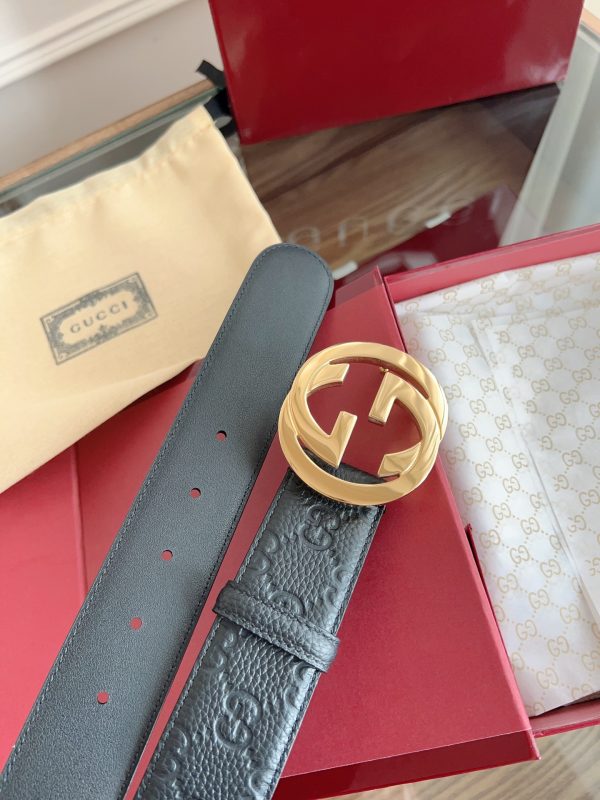 Gucci 3.8cm nhập khẩu hoa da bò