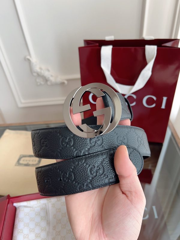 Gucci 3.8cm nhập khẩu hoa da bò