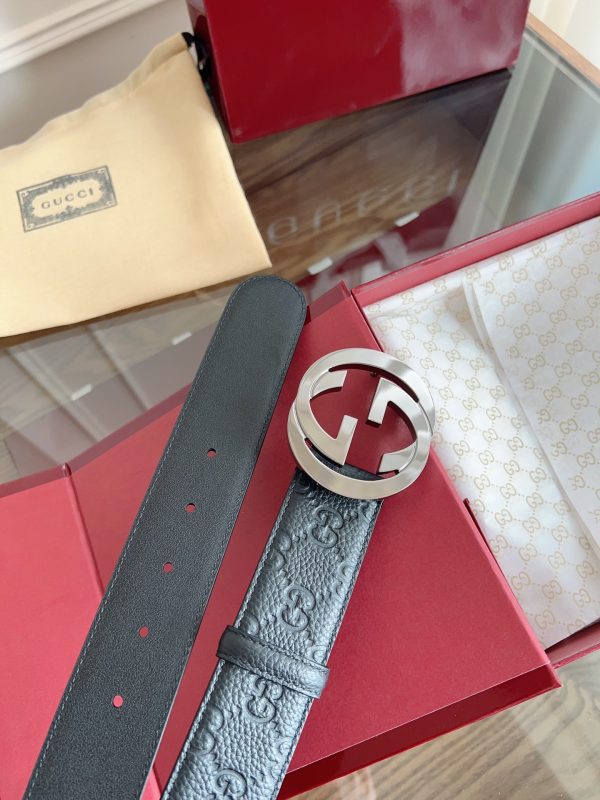 Gucci 3.8cm nhập khẩu hoa da bò