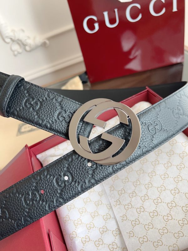 Gucci 3.8cm nhập khẩu hoa da bò