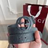Gucci 3.8cm nhập khẩu hoa da bò