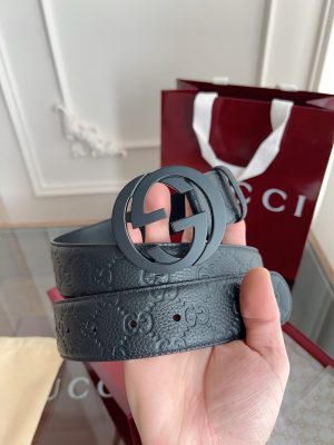 Gucci 3.8cm nhập khẩu hoa da bò