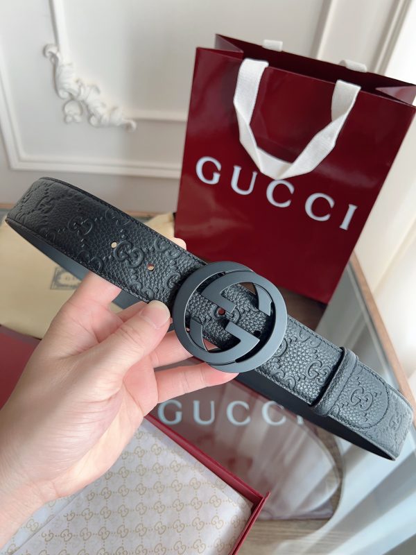 Gucci 3.8cm nhập khẩu hoa da bò