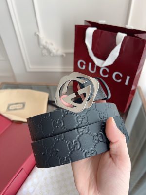 Gucci 3.8cm nhập khẩu hoa da bò