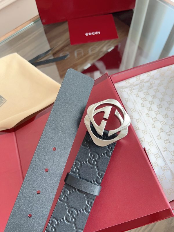 Gucci 3.8cm nhập khẩu hoa da bò