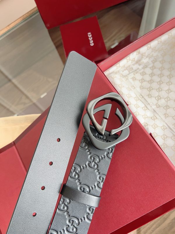 Gucci 3.8cm nhập khẩu hoa da bò