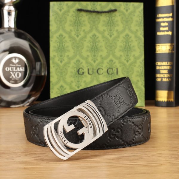 Gucci Đai đai tự động cho nam giới rộng 35mm mạ điện chân không, công nghệ tinh tế