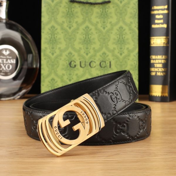 Gucci Đai đai tự động cho nam giới rộng 35mm mạ điện chân không, công nghệ tinh tế