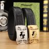 Gucci Đai đai tự động cho nam giới rộng 35mm mạ điện chân không, công nghệ tinh tế