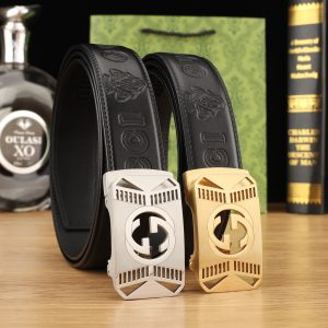 Gucci Đai đai tự động cho nam giới rộng 35mm mạ điện chân không, công nghệ tinh tế