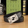 Gucci Đai đai tự động cho nam giới rộng 35mm mạ điện chân không, công nghệ tinh tế