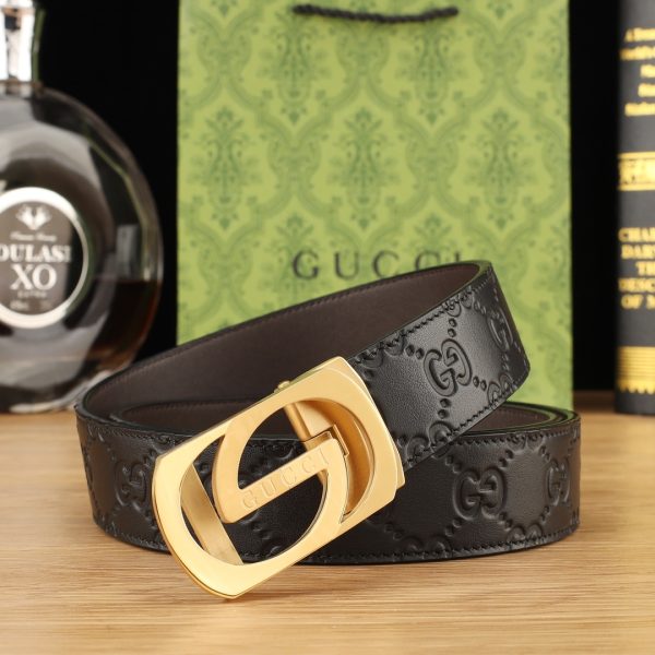Gucci Đai đai tự động cho nam giới rộng 35mm mạ điện chân không, công nghệ tinh tế