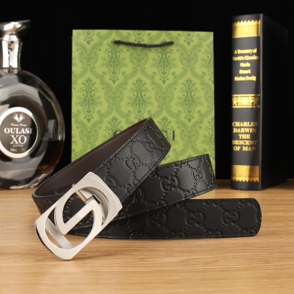 Gucci Đai đai tự động cho nam giới rộng 35mm mạ điện chân không, công nghệ tinh tế