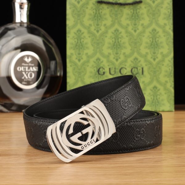 Gucci Đai đai tự động cho nam giới rộng 35mm mạ điện chân không, công nghệ tinh tế