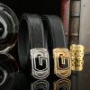 Gucci Đai đai tự động cho nam giới rộng 35mm mạ điện chân không, công nghệ tinh tế