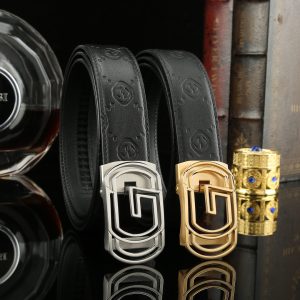 Gucci Đai đai tự động cho nam giới rộng 35mm mạ điện chân không, công nghệ tinh tế