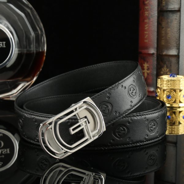 Gucci Đai đai tự động cho nam giới rộng 35mm mạ điện chân không, công nghệ tinh tế