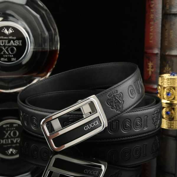 Gucci Đai đai tự động cho nam giới rộng 35mm mạ điện chân không, công nghệ tinh tế