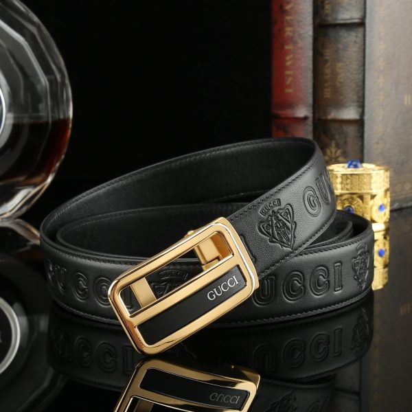 Gucci Đai đai tự động cho nam giới rộng 35mm mạ điện chân không, công nghệ tinh tế