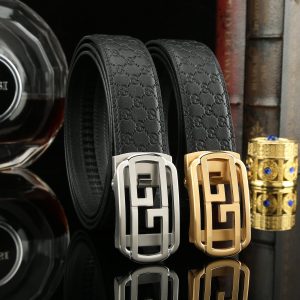 Gucci Đai đai tự động cho nam giới rộng 35mm mạ điện chân không, công nghệ tinh tế