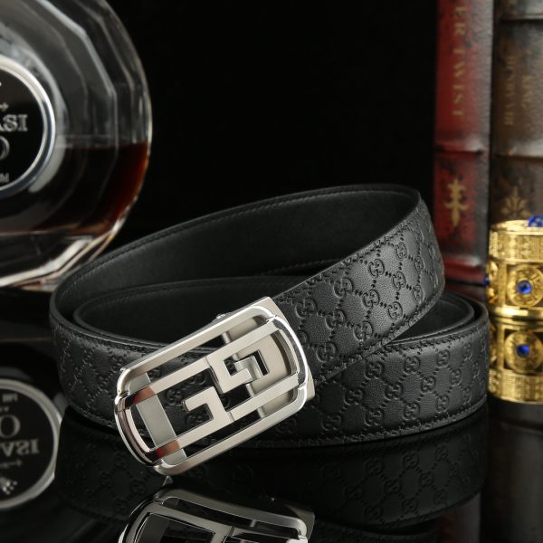 Gucci Đai đai tự động cho nam giới rộng 35mm mạ điện chân không, công nghệ tinh tế