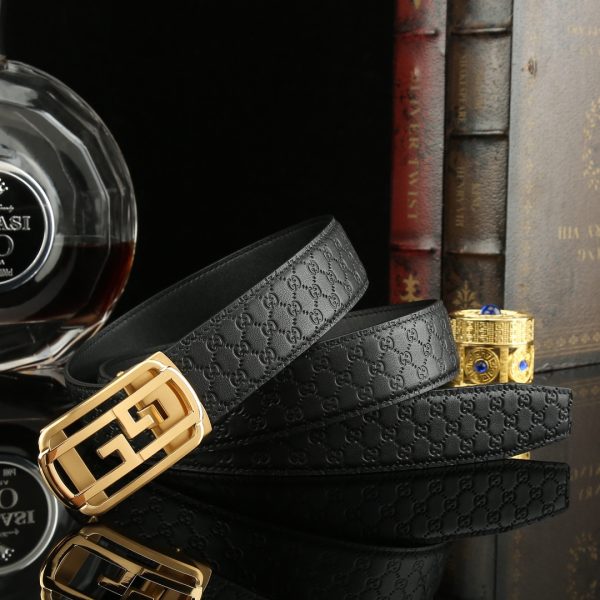 Gucci Đai đai tự động cho nam giới rộng 35mm mạ điện chân không, công nghệ tinh tế