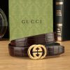 Gucci Đai đai tự động cho nam giới rộng 35mm mạ điện chân không, công nghệ tinh tế