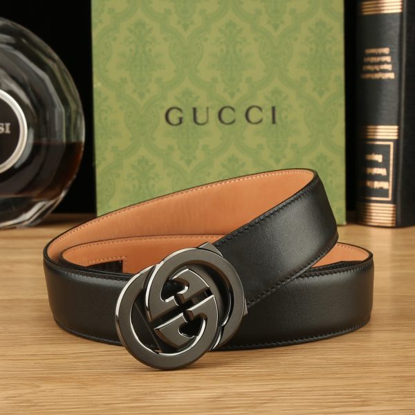 Gucci Đai đai tự động cho nam giới rộng 35mm mạ điện chân không, công nghệ tinh tế