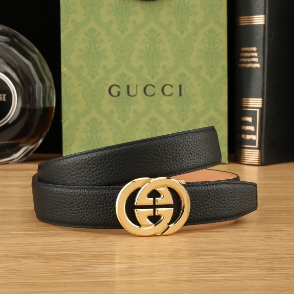 Gucci Đai đai tự động cho nam giới rộng 35mm mạ điện chân không, công nghệ tinh tế