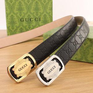 Gucci Đai đai tự động cho nam giới rộng 35mm mạ điện chân không, công nghệ tinh tế
