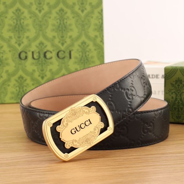 Gucci Đai đai tự động cho nam giới rộng 35mm mạ điện chân không, công nghệ tinh tế