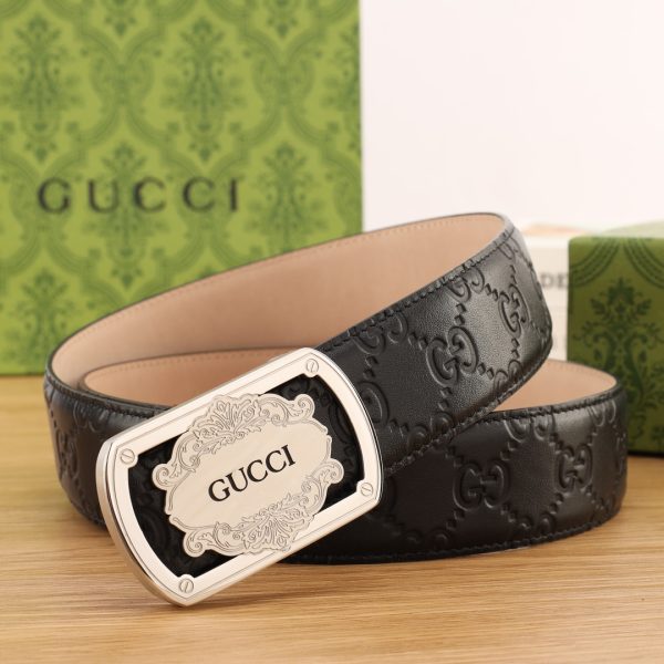 Gucci Đai đai tự động cho nam giới rộng 35mm mạ điện chân không, công nghệ tinh tế