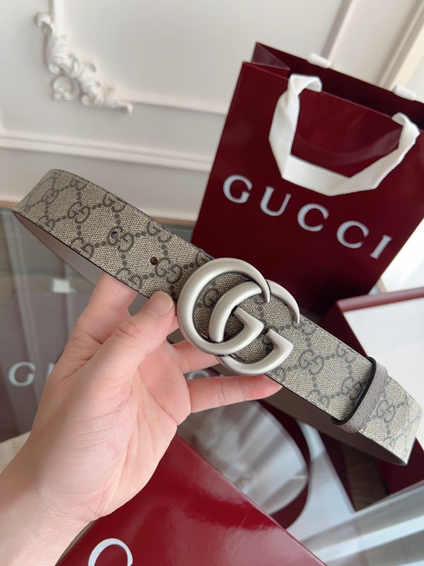 Gucci 3.8cm nhập khẩu hoa da bò