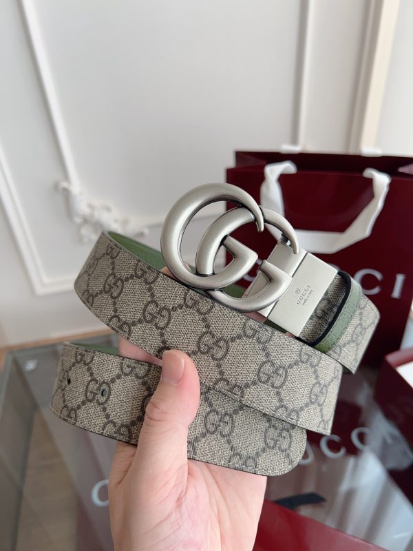 Gucci 3.8cm nhập khẩu hoa da bò