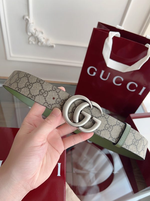 Gucci 3.8cm nhập khẩu hoa da bò