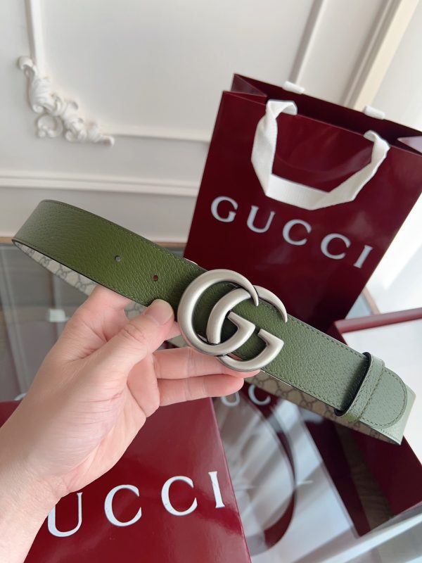 Gucci 3.8cm nhập khẩu hoa da bò