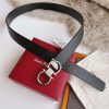 Ferragamo. width 3.5cm Haute Couture men's belts double-sided imported cowhide.