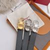 Ferragamo. width 3.5cm Haute Couture men's belts double-sided imported cowhide.