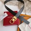 Ferragamo. width 3.5cm Haute Couture men's belts double-sided imported cowhide.
