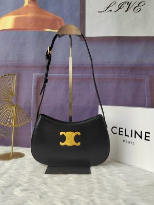 CELINE, túi da bò bóng loáng