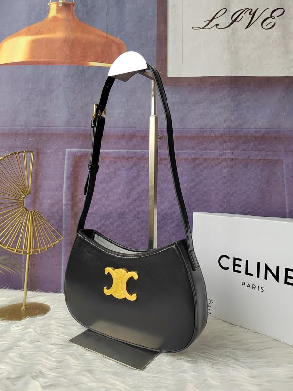 CELINE, túi da bò bóng loáng