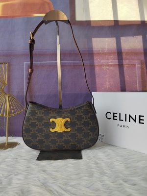 CELINE, túi da bò bóng loáng