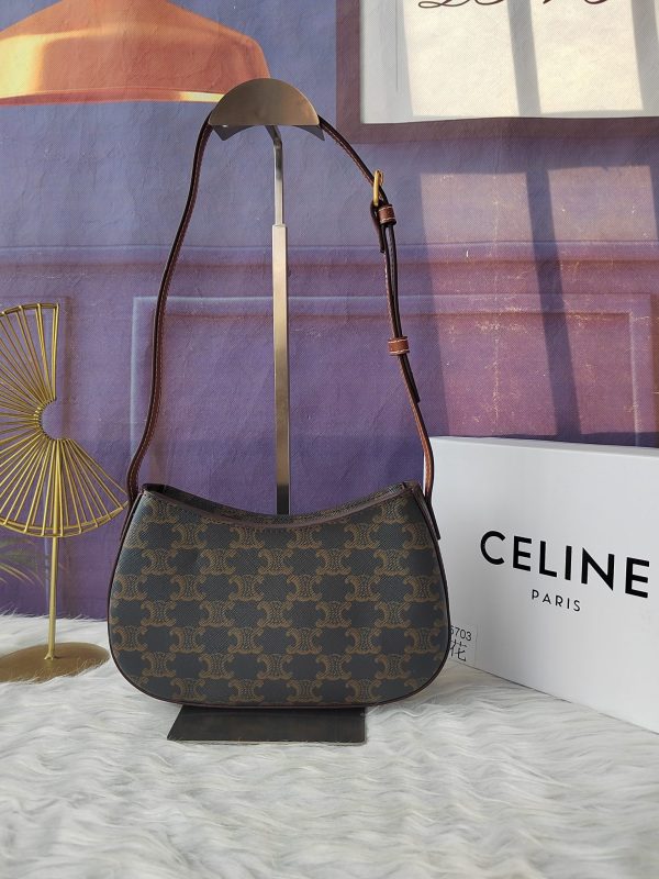 CELINE, túi da bò bóng loáng