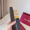 Ferragamo. width 3.5cm Haute Couture men's belts double-sided imported cowhide
