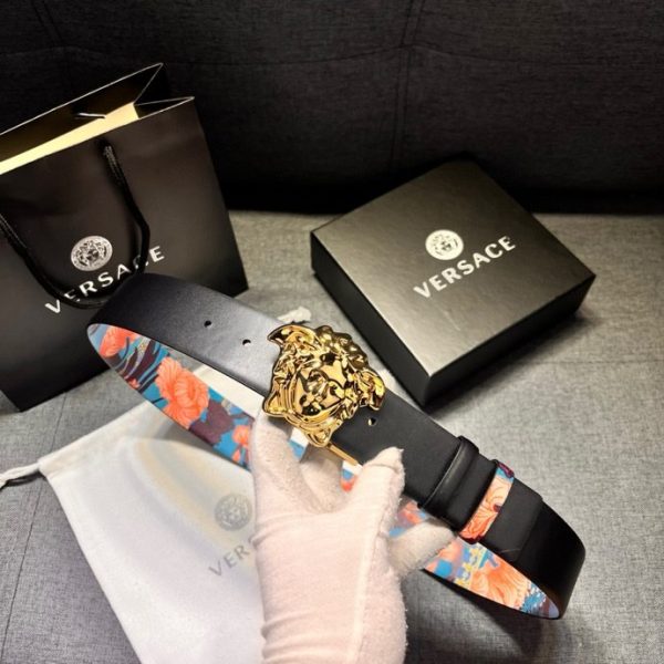 Versace Chiều rộng 4.0cm, dây lưng hai mặt này có hai cách đeo