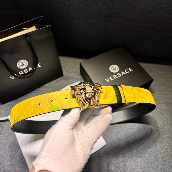 Versace Chiều rộng 4.0cm, dây lưng hai mặt này có hai cách đeo