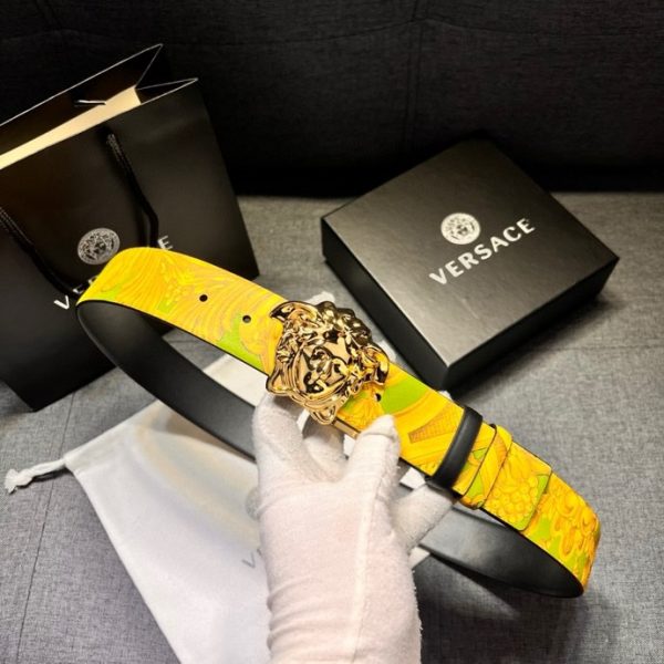 Versace Chiều rộng 4.0cm, dây lưng hai mặt này có hai cách đeo