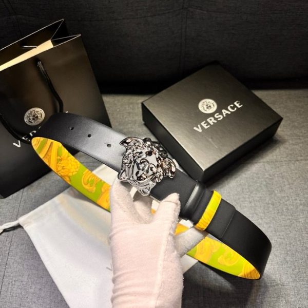 Versace Chiều rộng 4.0cm, dây lưng hai mặt này có hai cách đeo