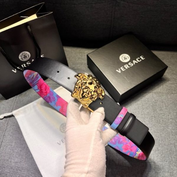 Versace Chiều rộng 4.0cm, dây lưng hai mặt này có hai cách đeo